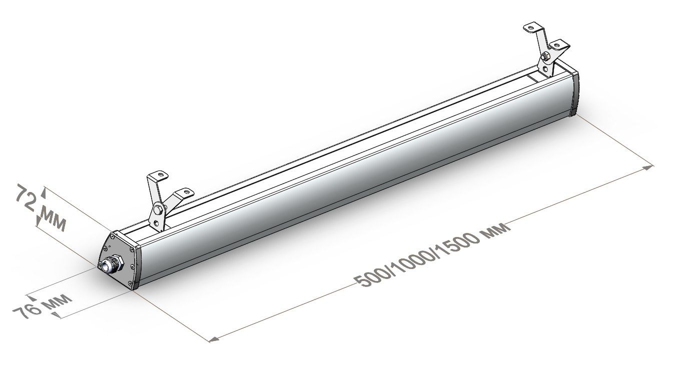 Общественный светодиодный светильник LC 25-PROM LINE PR 3000K